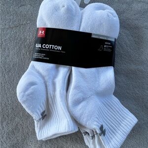 Under Armour White Athletic Socks